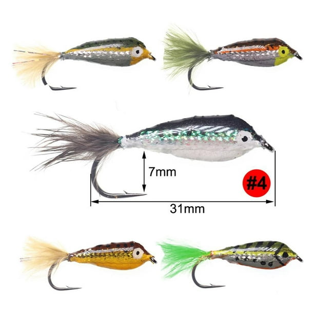 Sea Fishing Flies for Trout Bass Fishing Epoxy Minnow Streamer Fly