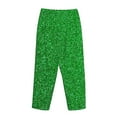 thumbnail image 5 of Daiia Green Sparkling Shiny Women's Sleep Pant with Pockets and Drawstring,Pajama Pants-XX-Large, 5 of 9