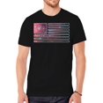 thumbnail image 1 of Camiseta de bandera Gravity Trading manga corta negra hombre medio, 1 of 1