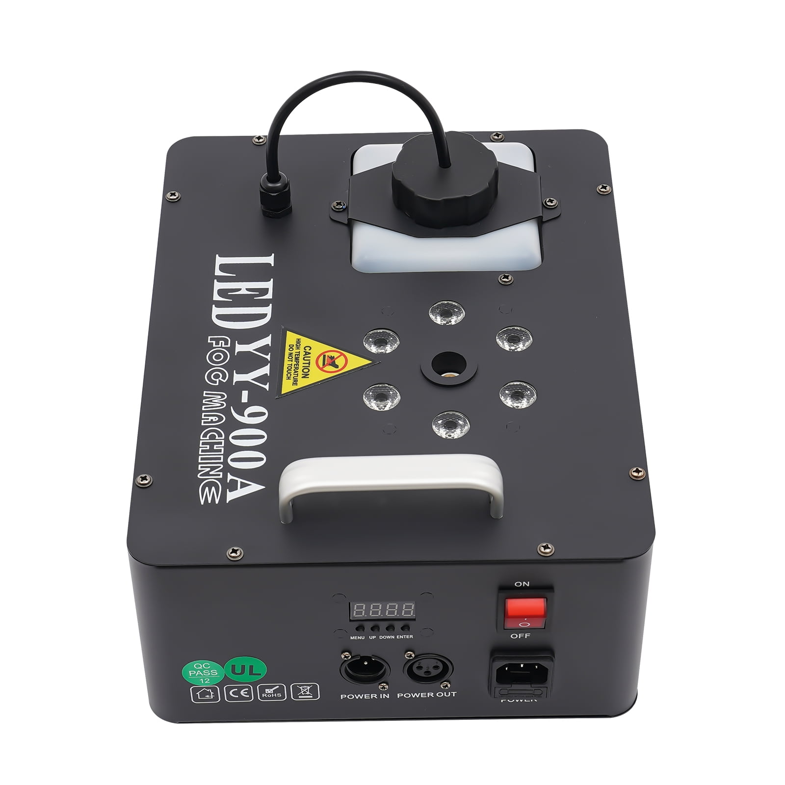 Fog Machine, LED Fog Machine, 1200W Smoke Machine for Live Concerts, Stages, Theatres, DJs, Parties, Weddings, KTV, Bars, Halloween, Christmas, Dances