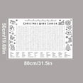thumbnail image 3 of SouMaox Holiday Word Search Poster, Interactive Game, Wall Decoration, Engaging Festive Activity for Family Gatherings, 3 of 6