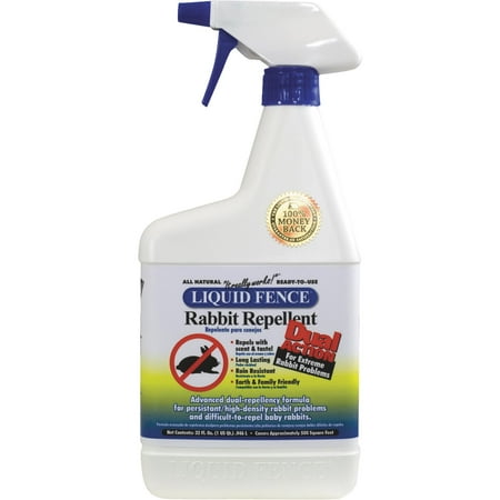 Liquid Fence Dual Action Rabbit Repellent - Walmart.com