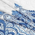 thumbnail image 3 of Farmhouse Shower Curtain for Bathroom Paisley Shower Curtain Boho Shower Curtains Blue Shower Curtain for Hotel Bathtubs, 72 x 72 inch, 3 of 6