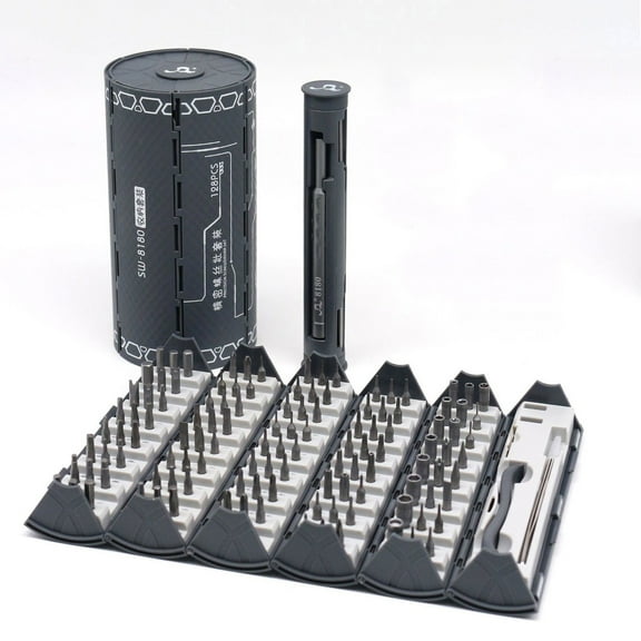 Clearance Precision Screwdriver Sets, Small Screwdriver Set 128 in1 Magnetic Repair Tool Kit for cell phone,Laptop, PC, Tablet, PS4, Xbox, Nintendo, Game Console