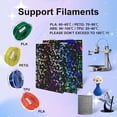 thumbnail image 3 of Build Plate IdeaFormer-3D PEF PEY Rainbow Confeti para Bambu Lab A1 Mini, 3 of 7