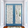 thumbnail image 2 of Vintage Botanical Door Curtains for Door Window, French Sidelight Front Back Door Curtains With Tieback, Birds Branch Watercolor Leaf Kitchen Rod Pocket Drapes Panel, 54"x72", 2 of 5