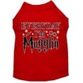 thumbnail image 2 of Mirage Pet Everyday I'm Mugglin Screen Print Dog Shirt Red Med, 2 of 2