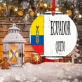 thumbnail image 4 of AatoeaX Ecuador Quito Acrylic Ornament: Flag - inspired, Rustic Design, Hanging Keepsake for Travel Enthusiasts & Home, 4 of 7