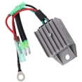 thumbnail image 1 of Boat Voltage Rectifier Regulator Fits for 15HP 2-Stroke Motor Outboard Engines, 1 of 5