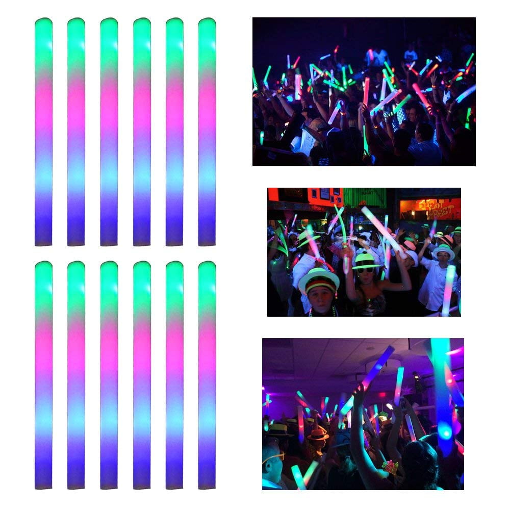 10 in 1 Multicolor Leuchtstäbe die das Angebot für Festival Raves Concert 