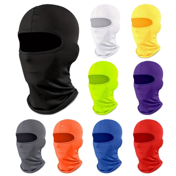 9 Pack Balaclava Full Head Ski Mask Face Mask Cooling Neck Gaiter Full Face Cover