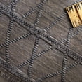 thumbnail image 6 of Hauteloom Caromatan Wool Living Room, Bedroom Area Rug - Bohemian, Transitional - High Pile - Black, Gray, Charcoal - 5' x 7'6", 6 of 12
