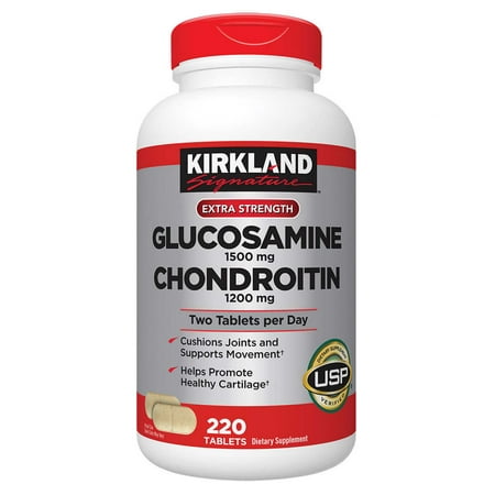 Kirkland Signature Glucosamine & Chondroitin, 220 Tablets