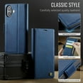 thumbnail image 2 of TOWOND iPhone 16 Case Magnetic Wallet Phone Case Protective Leather Case with Card Holder Function Shockproof Flip Case Blue, 2 of 8