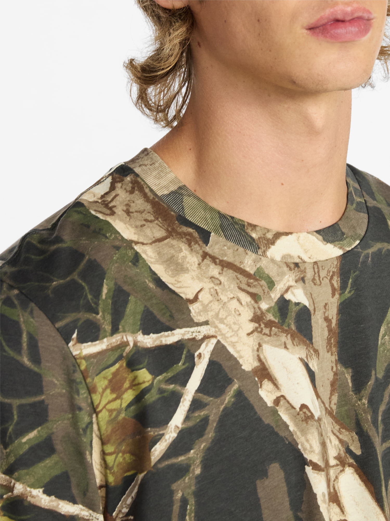 No Boundaries Standard Fit Cotton Tee with Short Sleeves, Men's and Big Men's XS-5XL
