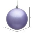 thumbnail image 2 of Vickerman 3" Lavender Candy Ball Ornament, 12 per Bag, 2 of 5