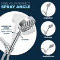 thumbnail image 3 of Soporte portátil para cabezal de ducha HammerHead Showers Chrome, 3 of 7