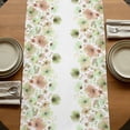 thumbnail image 5 of Table Runners 36 Inches Long Dress Scarves, Spring Green Flowers Farmhouse Kitchen/Dining Table Runner, Short Coffee Tablerunners, Watercolor Floral Botanical 13x36 Inch, 5 of 9