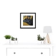 thumbnail image 2 of Bisi Fabbri Aviator Pilot Ricordo Chavez Painting 8X8 Inch Square Wooden Framed Wall Art Print Picture with Mount, 2 of 4