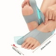 thumbnail image 5 of SUWU 1 Pair Corrector for Women Men, Socks in Shoes with Gel Cushion Pads for Big Toe, Adjustable Toe Corrector Sleeves with 4pcs Fixing Plates for Day Night Support Fix Bunions, 5 of 9