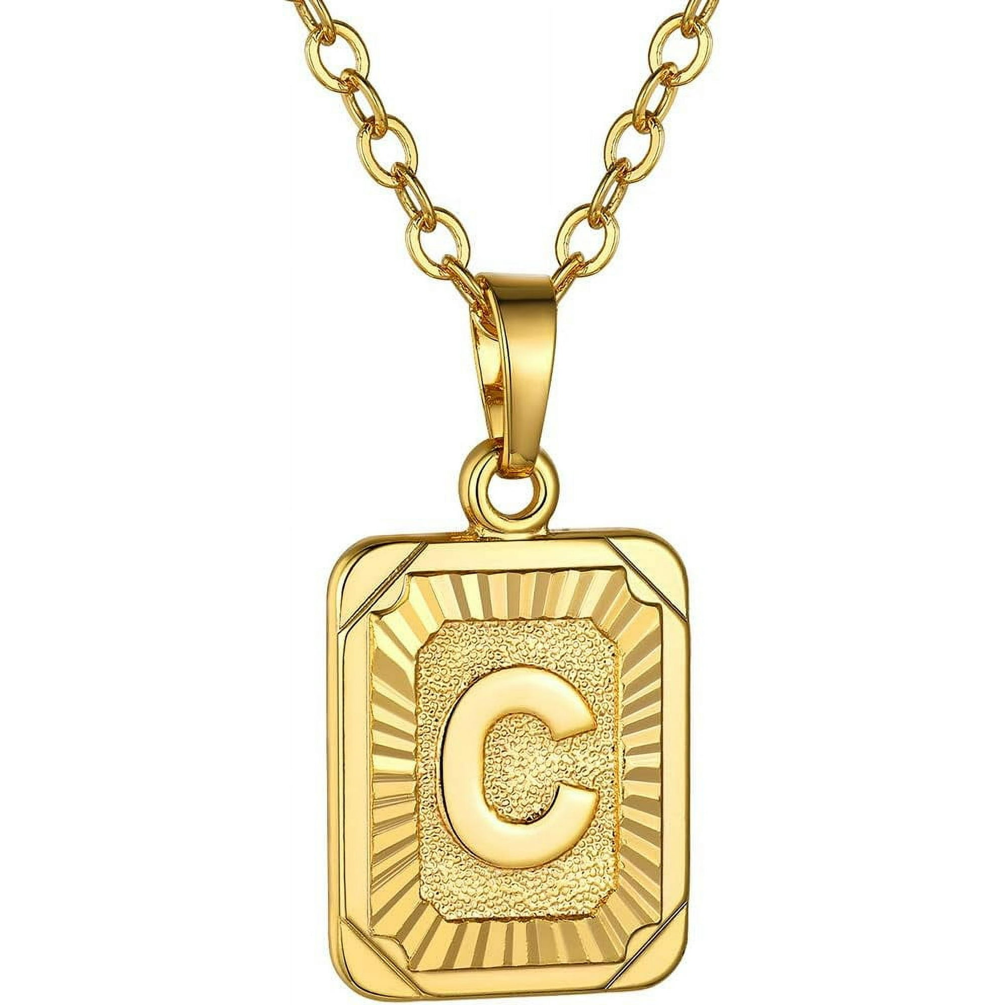 ORUYROP GoldChic Jewelry I Love You Initial Necklaces, 100