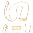 thumbnail image 1 of Houderco Necklace Digital Dorado Para Mujer Con Estilo Sofisticado Y Acabado Premium, 1 of 8