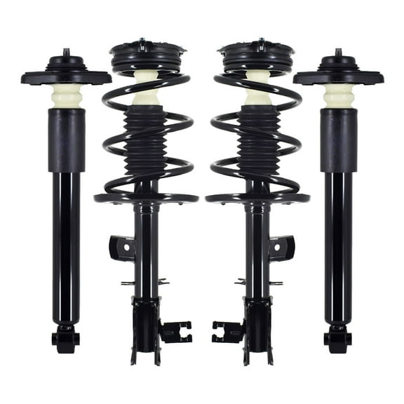 Set 4 Front Quick Complete Strut-Coil Spring-Rear Complete Shock Kit For 2009-2013 Nissan Murano V6
