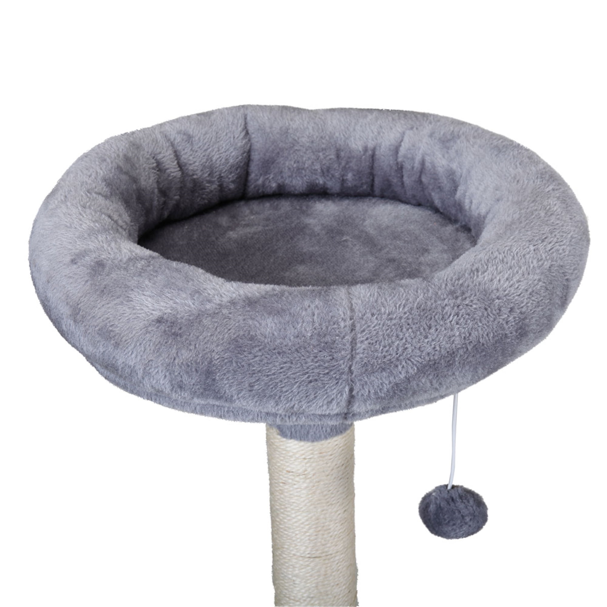 Senbabe 60" Multi-Level Cat Tree Tower with Condo for Large/Midum Cats, Gray