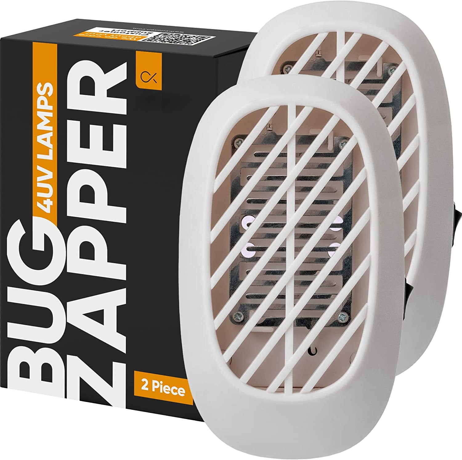 Plug-in Bug Zapper - Indoor Mosquito Trap - Plug in Mosquito Killer - Gnat Trap for Mosquitoes Fruit Flies and Flying Insects2 packs