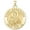 Yellow Gold, variant on Saint Anastasia Religious Medal Necklace Pendants Female Adult 3/4 inch Sterling Silver