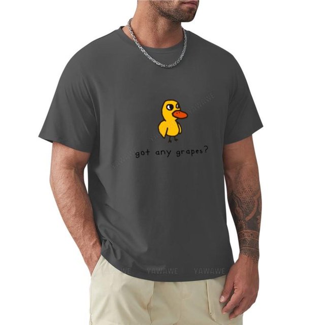 Camiseta de marca para hombre ¿tiene uvas? Camiseta divertida para hombre camisa de entrenamiento blusa a la moda