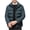 Dark Blue, variant on Men's Fashion Outdoor Jacket, Solid Color Long Sleeve with Pockets. Hoodless Full Zip Closure, Lightweight and Warm, Ideal for Various Casual and Adventure Occasions