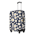 thumbnail image 2 of Xecao Daisy Floral print Elastic Luggage Cover, with double-sided print , is perfect for travel, business, and daily use, 2 of 9