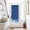 Blue, variant on Ombre Blue Waves Door Curtains for Door Window, French Sidelight Front Back Door Curtains With Tieback, Abstract Art Gradient Modern Kitchen Rod Pocket Drapes Panel, 25"x40"