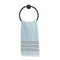 thumbnail image 2 of Tella Modern Series Rust & Stain Resistant Brass Towel Ring in Matte Black, 2 of 4