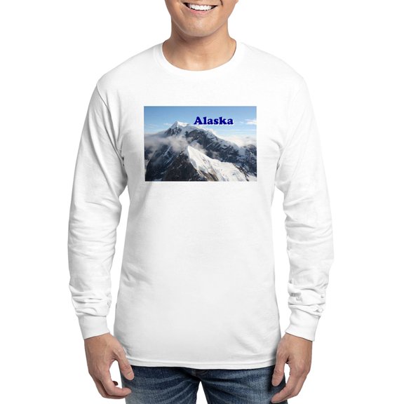 CafePress - Alaska: Alaska Range, USA Long Sleeve T Shirt - Unisex Cotton Long Sleeve T-Shirt
