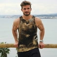 thumbnail image 6 of Lsque Football Loving Hamster Pattern Mens Tank Tops Muscle Athletic Quick Dry Sleeveless Workout Fitness T Shirts Beach Tank Top, Loose-fit Sleeveless Shirt for Men-Large, 6 of 7
