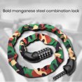 thumbnail image 5 of LJNYFDC Bike Lock Bike Chain Lock Sturdy Construction High Strength Wear Resistant Waterproof Alloy Steel Bicycle Password Lock, 5 of 5