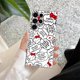 thumbnail image 3 of Funda de teléfono con dibujos animados de Hello Kitty, carcasa transparente para Samsung S24, S23 Ultra, S22, S20 Plus, S21 FE, Galaxy S24Ultra, S235G, 3 of 5