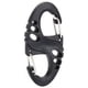 thumbnail image 4 of Escalada Gancho Tipo S Mosquetón Doble Hebilla Llavero Mini Negro, 4 of 6