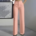 thumbnail image 2 of Teyfeniy Womens Dress Pants Business Casual Flex Motion Slacks Dressy Pants Regular Office Fashion Stylish High Waist Straight Leg Work Trouser with Pockets, 2 of 8