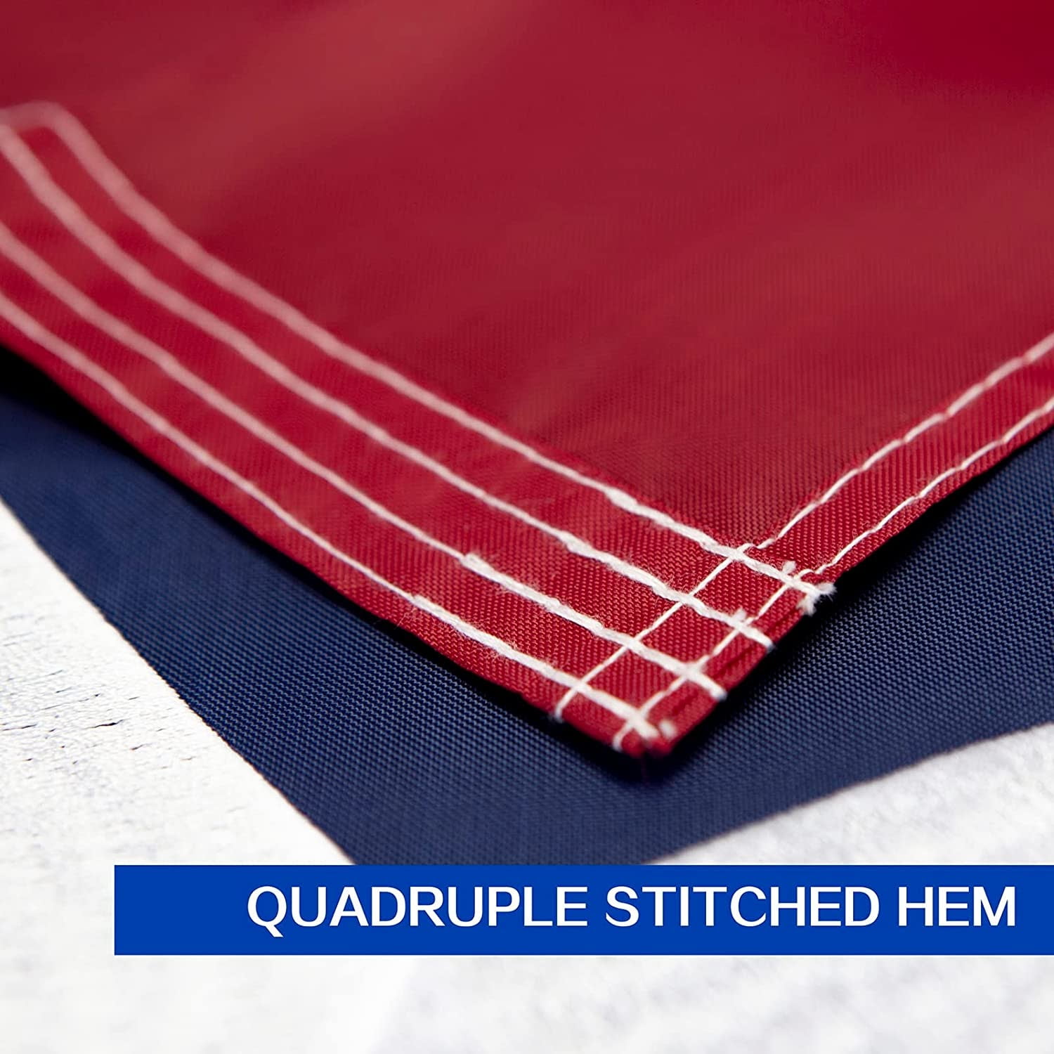 Samerd Texas Flag 5x8 Durable Weather-Resistant Nylon with Embroidered Stars and Brass Grommets