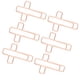thumbnail image 4 of Abrazaderas de papel galvanoplastia ligera de oro rosa 100 clips de papel de metal para clasificación y organización de archivos ANGGREK Otros, 4 of 8
