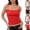 #03 Red, variant on Womens Lace Y2k Camisole Tank Tops Adjustable Spaghetti Strap Square Neck Cute Shirts Trendy Summer Going Out Tops ,M,Black