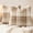 Plaid-khaki, variant on decorUhome 18x18 Inch Pack of 2 Boho Plaid Textured Pillow Covers for Couch Sofa Bedroom, Farmhouse Neutral Pillowcases for Home Decor, Khaki Brown