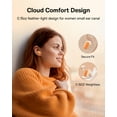 thumbnail image 6 of Baseus Active Noise Cancelling Earbuds Bluetooth 5.3 Wireless Earbuds App Customized Ear Buds, Airnora 2, Orange, 6 of 17