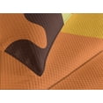 thumbnail image 4 of Ambesonne African Quilted Bedspread Set 3 Pcs, Teenage Girl Face, King Size, Orange Salmon Dark Brown, 4 of 5