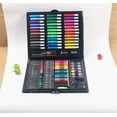 thumbnail image 2 of Happon Children Drawing Set 150 Pcs Kids Art Set Water Color Pen Crayon Oil Pastel Painting Drawing Tool Art Supplies Stationery Set Black, 2 of 6