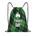 thumbnail image 1 of Saiise St Patrick's day Pattern Sports Drawstring Backpack - String Swim Gym Bag with Wet Proof Pocket for Women&Men-Small, 1 of 6
