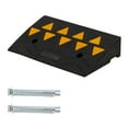 thumbnail image 1 of Heavy Duty Rubber Curb Ramp Set – 4.3" Rise, 55,000 lbs Capacity, Non-Slip Surface, Portable Threshold Ramp for Driveway, Garage, Trucks, Wheelchairs, Motorcycles – 2 Pack, Size: 50x30x10.5cm, 1 of 8